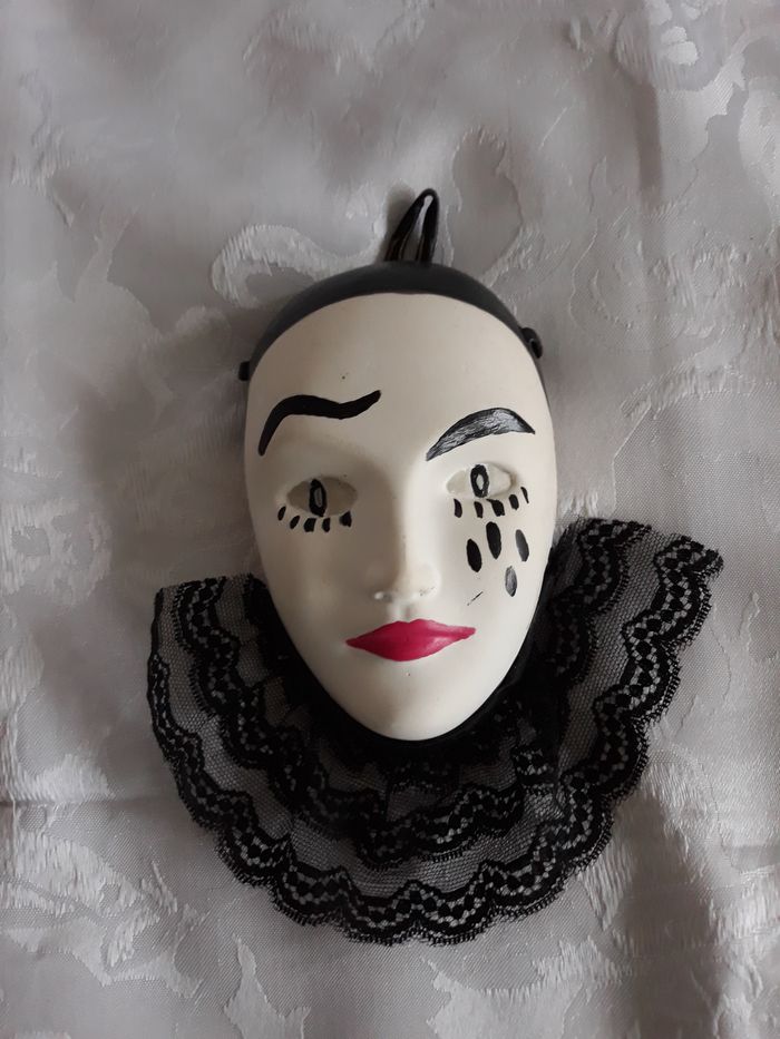 Faby27800 Masque Pierrot décoratif - photo numéro 2
