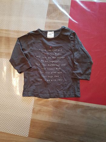 T shirt bébé fille 6 mois
