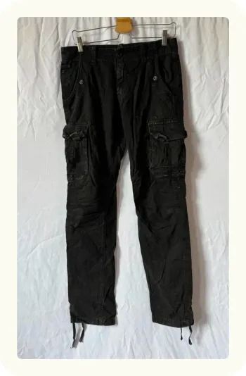 Pantalon jean cargo homme Kenzarro Taille M 38