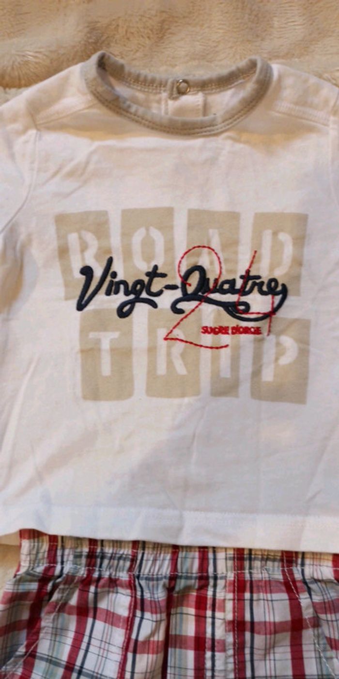 Ensemble Sucre d'orge t-shirt et short - photo numéro 3