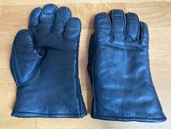 Gants homme en cuir fourrés