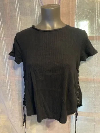 Haut noir femme taille S