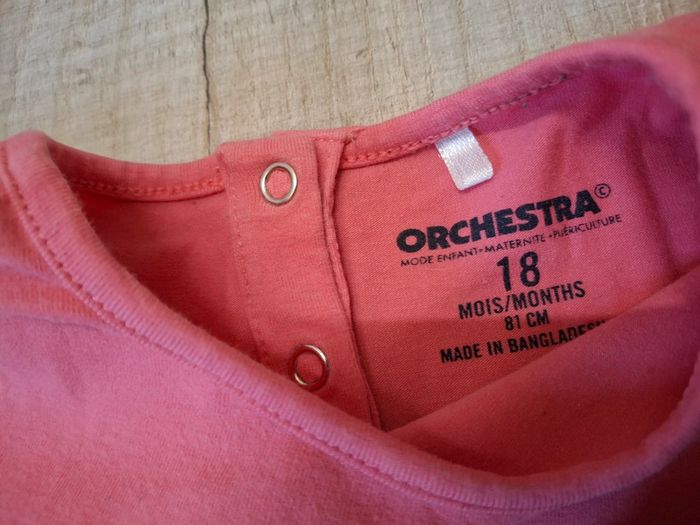 Tee shirt manche longue fille 18 mois - photo numéro 2