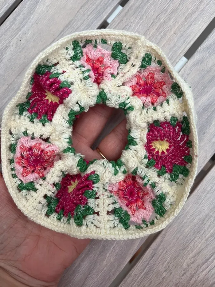 Chouchou crochet tricot - photo numéro 4