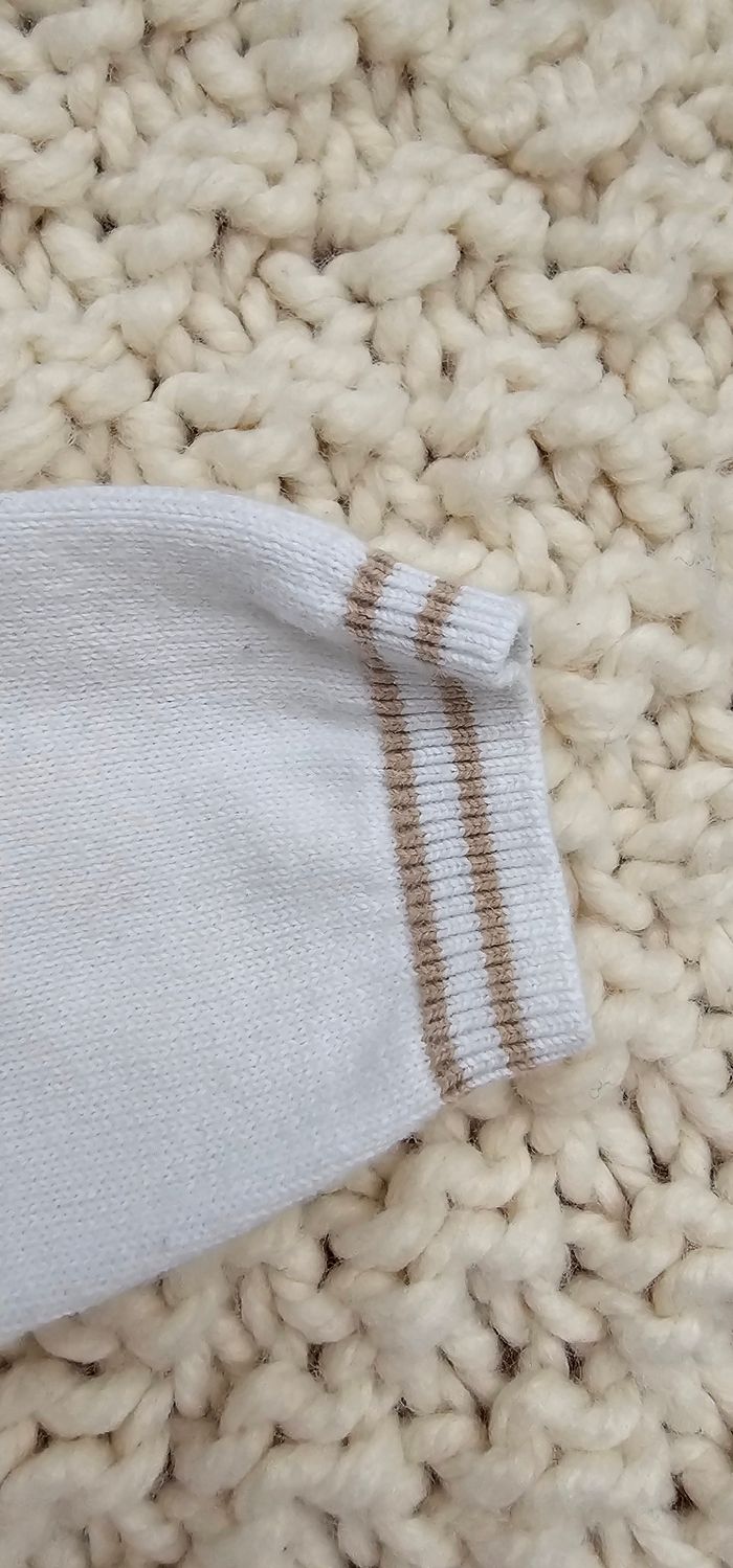 Pull Petit Bateau blanc - photo numéro 5