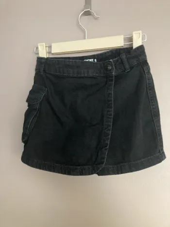 Kiabi jupe short noire 8 ans