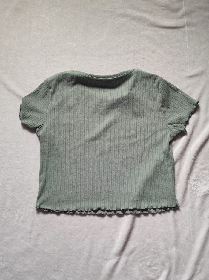 Tee shirt court kaki taille unique - photo numéro 4