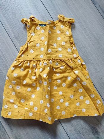 Robe Kiabi jaune 3 mois