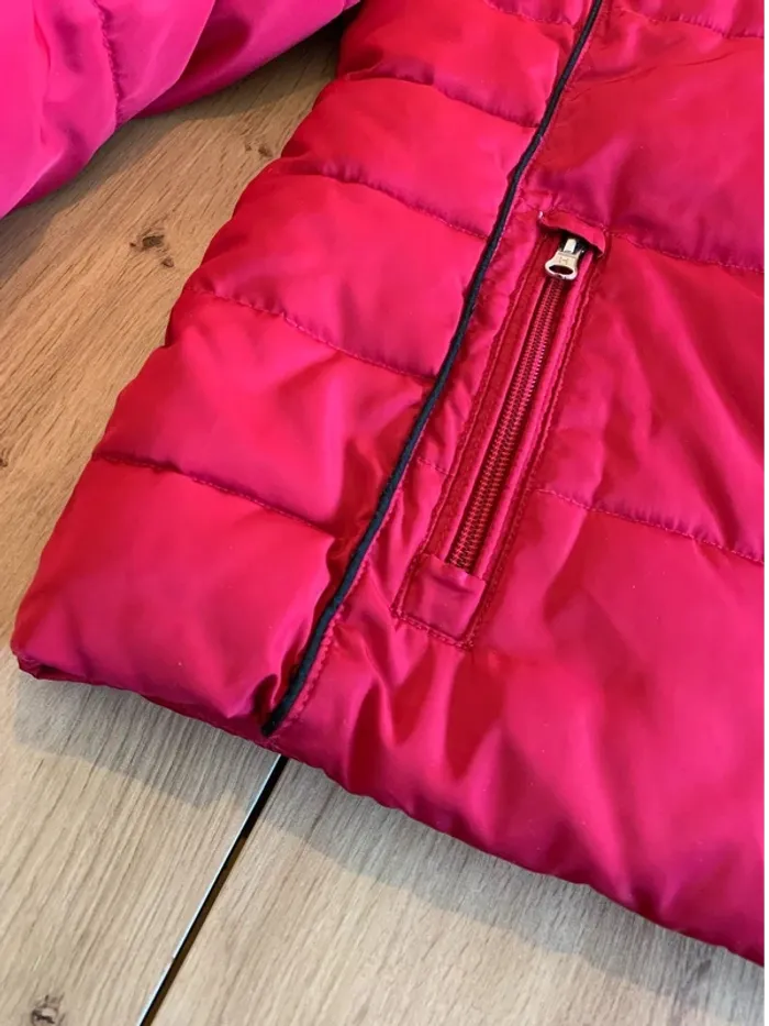 Doudoune Harcour Rouge – Taille L – Très Bon État - photo numéro 4