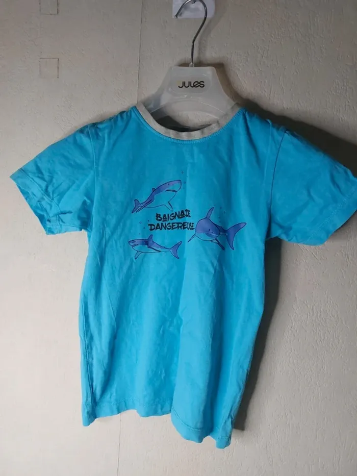 Tee-shirt bleu "Tissaia" - photo numéro 2