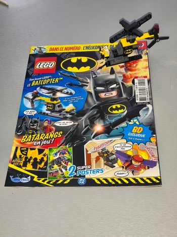 Magasine Lego et son hélicoptère