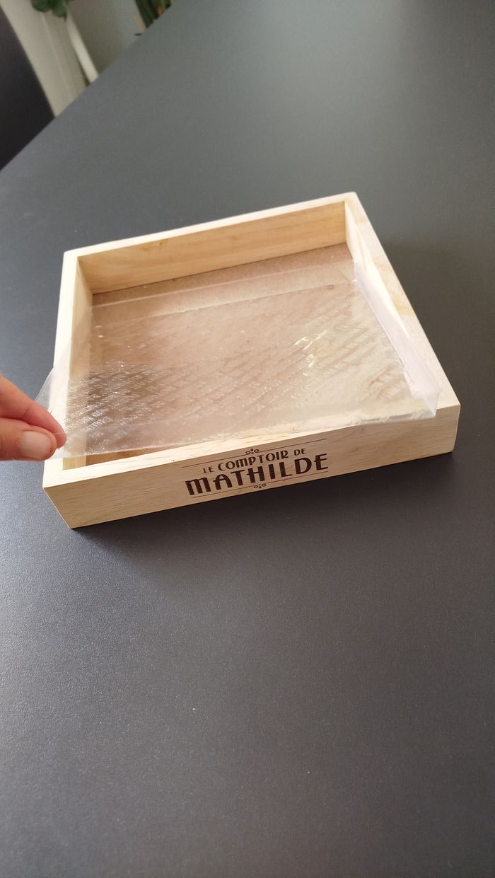 Plateau en bois Le comptoir de Mathilde - photo numéro 2