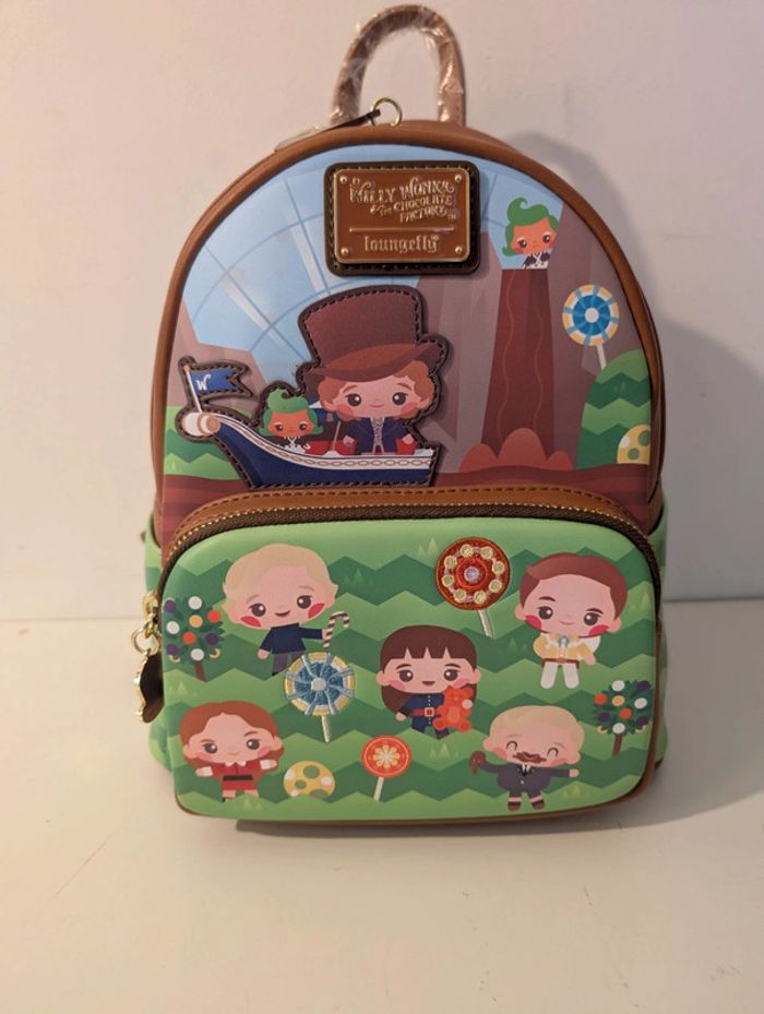 Sac à dos Loungefly "Charlie et la chocolaterie" 50eme anniversaire