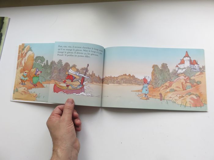Album 6 à 8 ans : L'ogre, le loup, la petite fille et le gâteau (Philippe Corentin - L'École des Loi - photo numéro 7