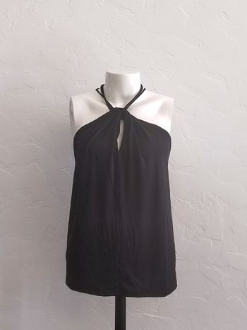 🖤 Haut noir dos nu / col noué – Mosquitos – Taille L 🖤