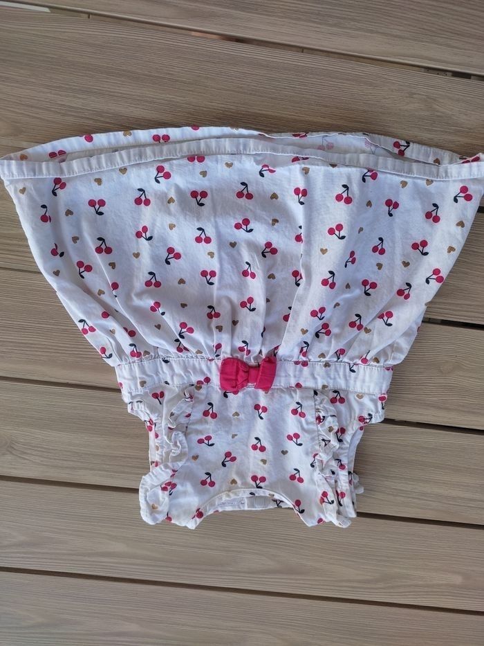 Robe motif cerises T3 mois