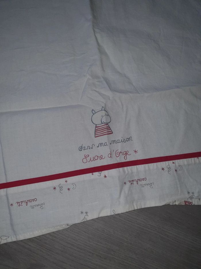 Drap plat lit bébé - photo numéro 2