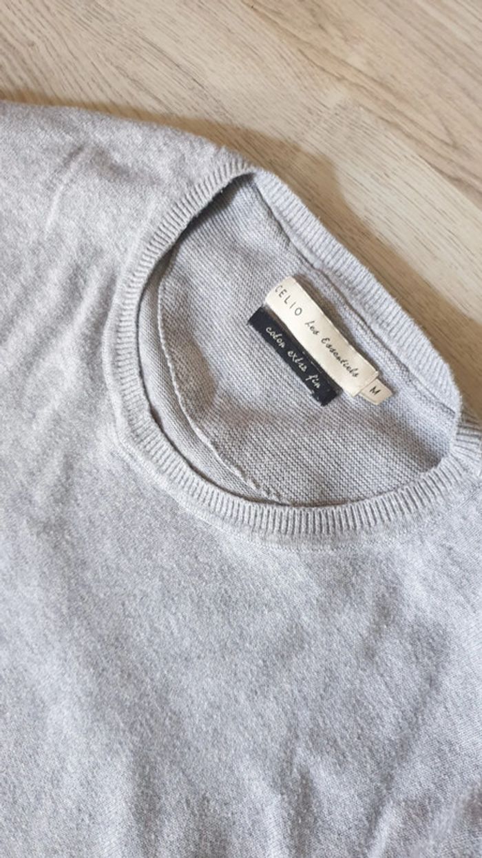 Pull fin gris - photo numéro 2