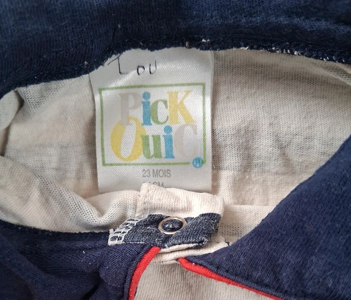Jolie combishort Pick Ouic taille 23 mois - photo numéro 3