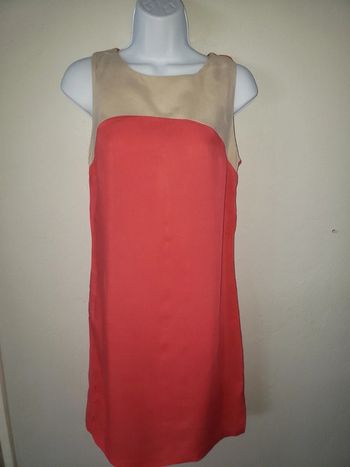 Robes beige et rose saumon camaïeu