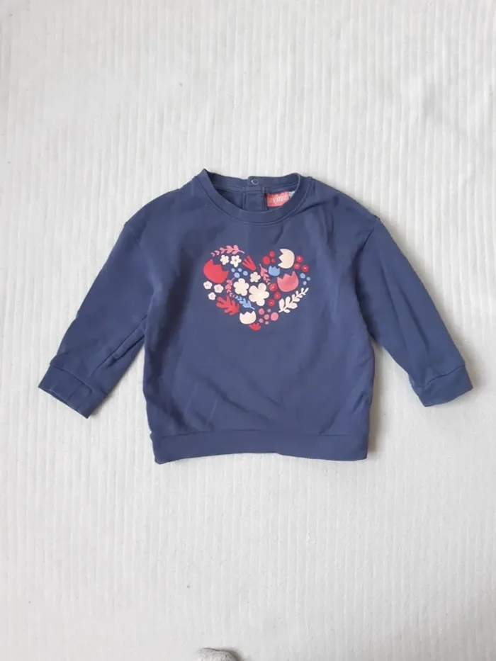 Sweat cœur Lupilu 86/92 cm