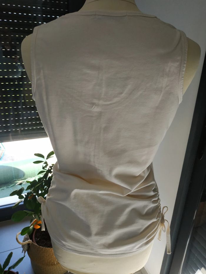 Débardeur fantaisie aux épaules vintage - photo numéro 7
