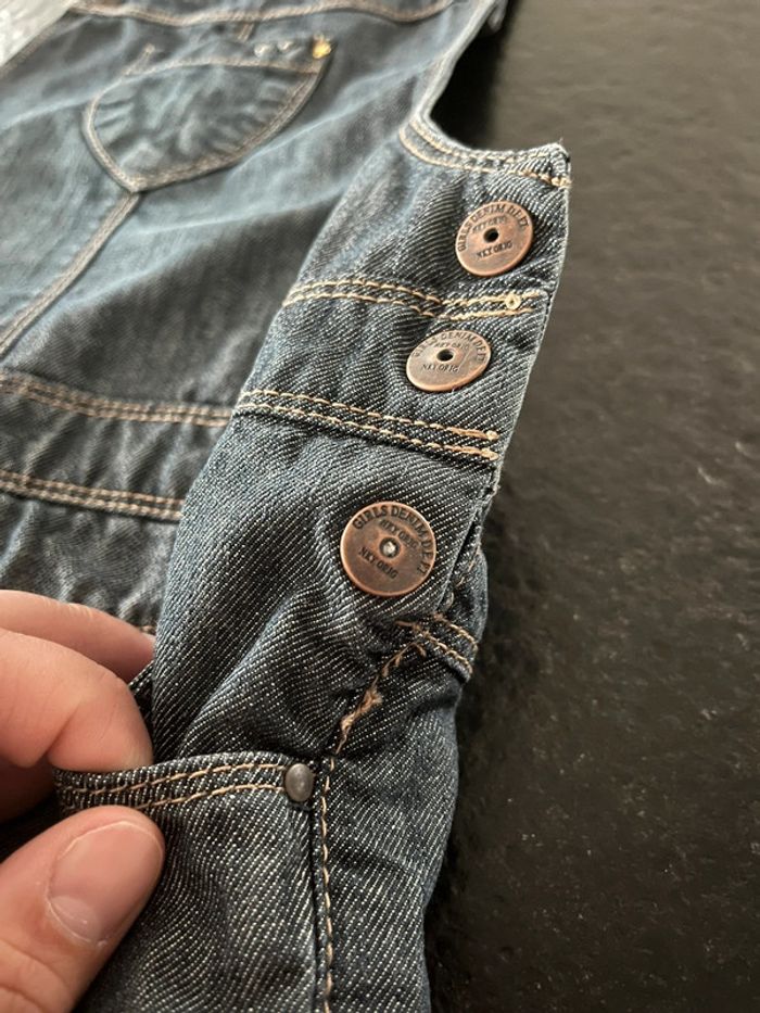 Robe salopette Denim 10 ans - photo numéro 3