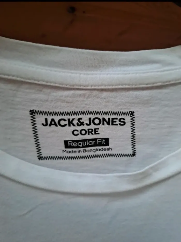 T-shirt Jack & Jones Core – Blanc – taille L - photo numéro 2