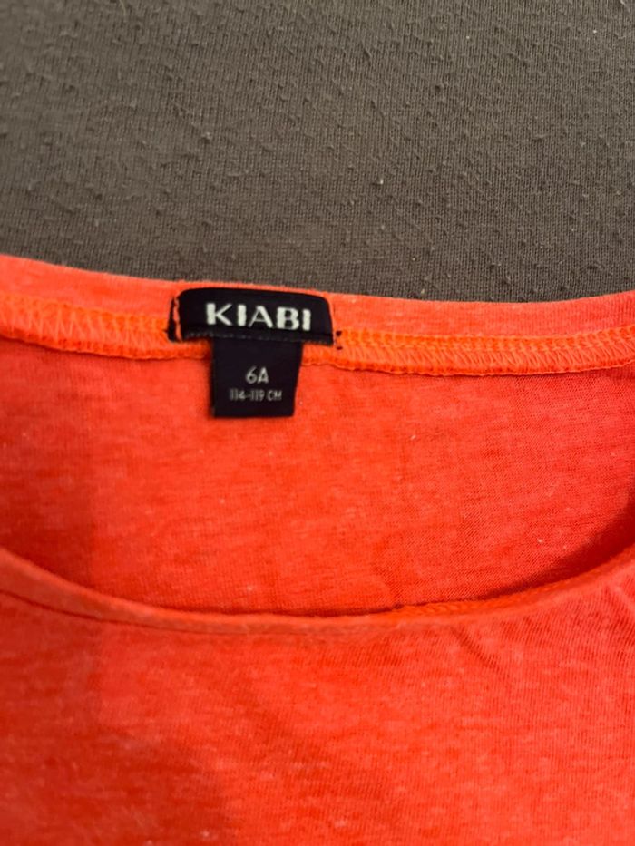 T-shirt corail - photo numéro 4