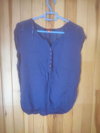 Chemisier bleu électrique cache cache taille 3