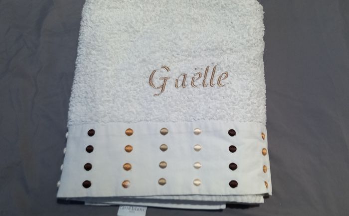 Drap de bain Carré Blanc