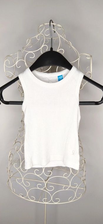 Débardeur blanc 2 ans