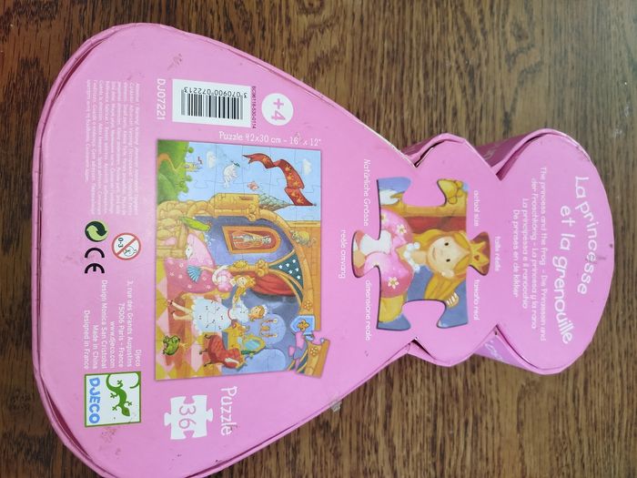 👑 Puzzle – La Princesse et la Grenouille 🐸 - photo numéro 2