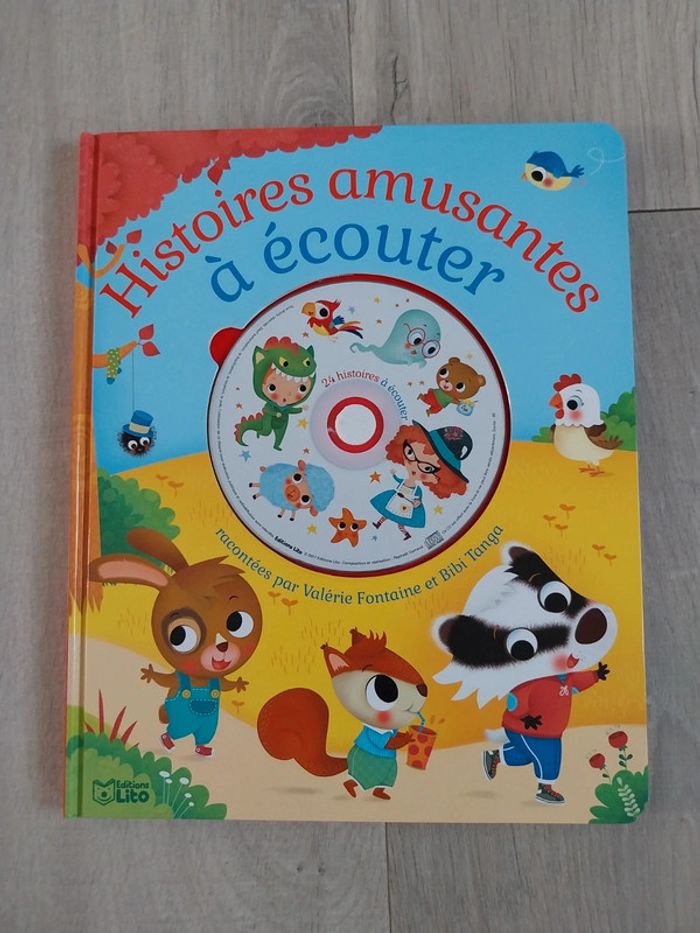 Livre avec CD "Histoires amusantes à écouter "