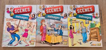 Lot de 3 bandes dessinées Scènes de Ménages