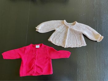 Lot gilets trop mignon (6 mois)