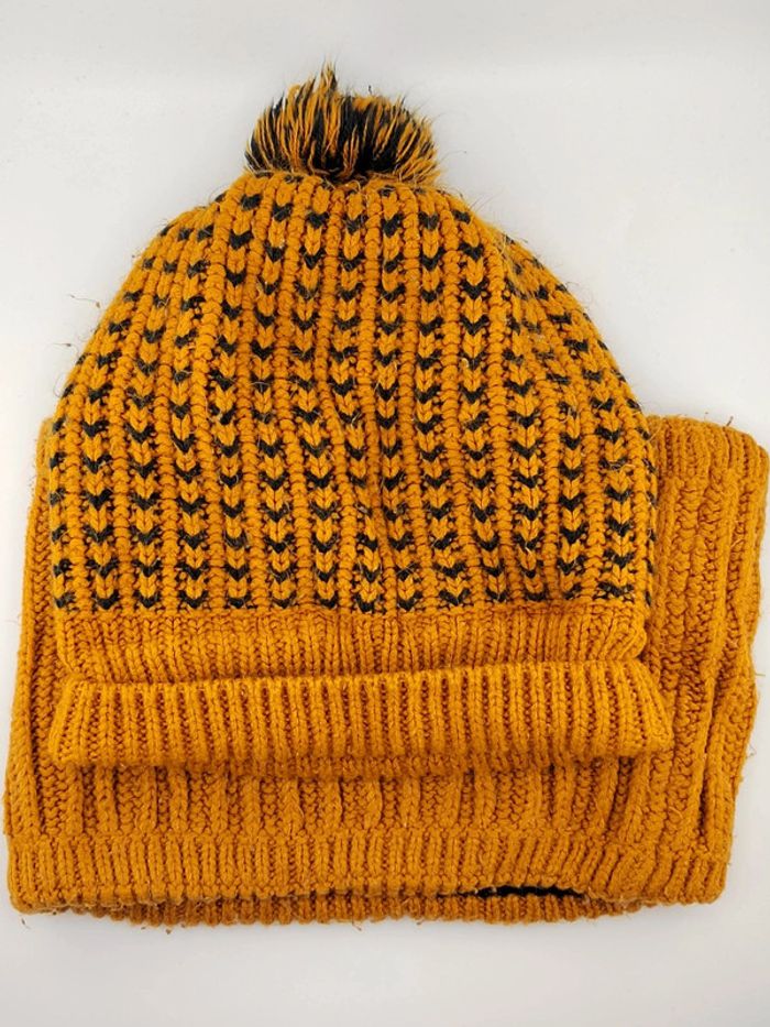 Ensemble bonnet cache cou - photo numéro 2