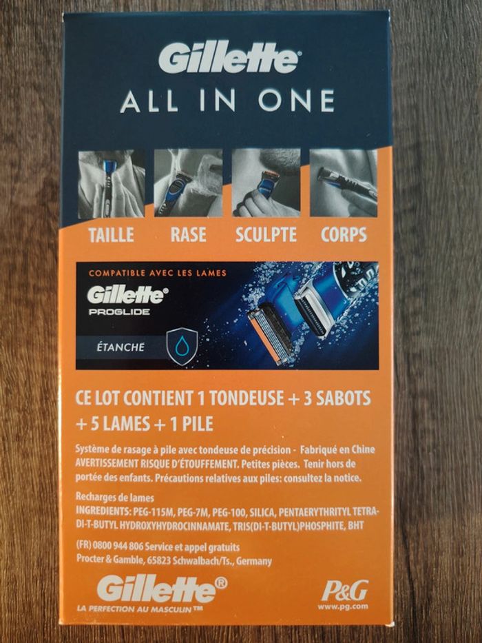 Kit rasage tout en un Gillette All in one neuf - photo numéro 3