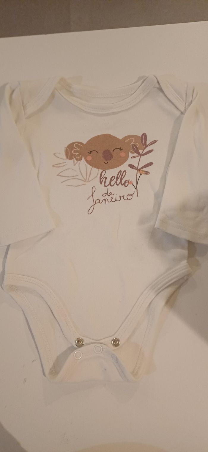 Lot de 2 bodoes fille petit béguin 3mois - photo numéro 5