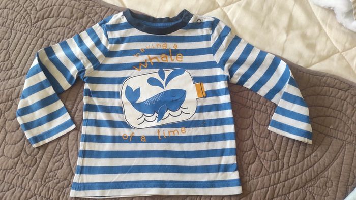 Tee shirt manches longues baleine 🐳