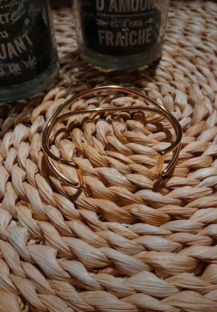 Bracelet jonc doré - photo numéro 2