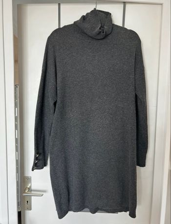 Robe pull col roulé 