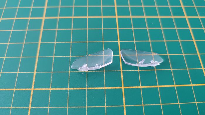 Lot x2 phare avant pièce détachée miniature Jada Toys Dodge Viper SRT10 2008 1/24 1/24e 1/24ème #E24 - photo numéro 2