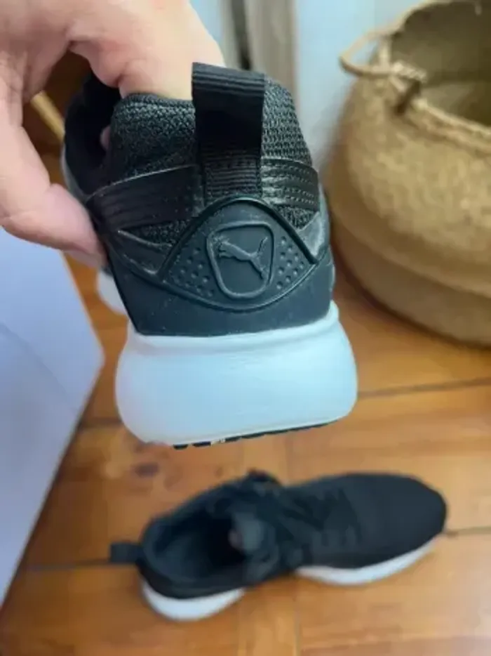 Basket / chaussure de sport puma noir - photo numéro 4