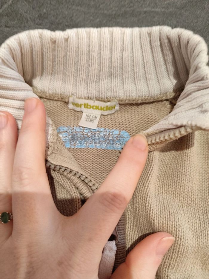 Gilet zippé 4ans - photo numéro 2