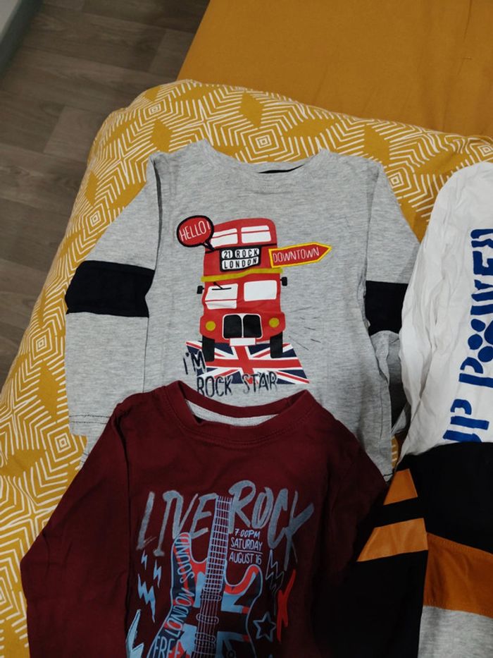 Lot de 4 tee shirt manches longues - photo numéro 5