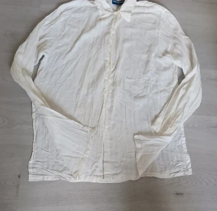 Chemise blanche vintage taille 44-46 en Tbe - photo numéro 2