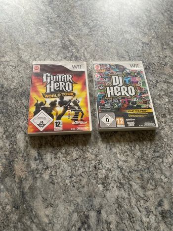 Guitar Hero + dj hero wii