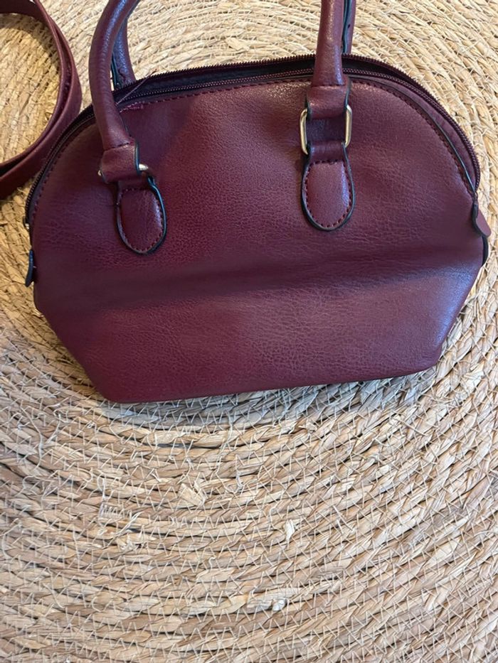 Sac à main bordeaux - photo numéro 8