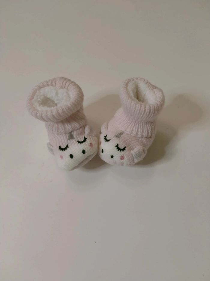 Chaussons bébé licorne tout doux - photo numéro 2